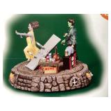 Dept. 56 Halloween: "Runaway Monster & Bride" and "Made for Each Other"