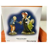 Dept. 56 Halloween: "Runaway Monster & Bride" and "Made for Each Other"