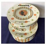 Set of 8 Witch Motif Dessert Plates