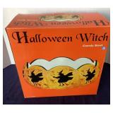 Pair of Witch Motif Ceramics