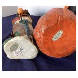 Trio of Halloween Black Cat Figures