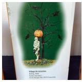 Dept. 56 Halloween Trio:"Killing Time"; "Halloween Ravens"; and "Black Cat Snack"