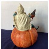 Brittany Lowe Halloween: Masked Boy Riding Pumpkin