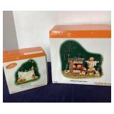 Dept. 56 Halloween: "Halloween Pumpkin Stand" and "Creepy Village Sign"