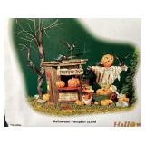 Dept. 56 Halloween: "Halloween Pumpkin Stand" and "Creepy Village Sign"