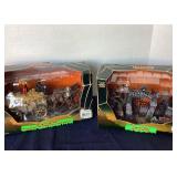 Lemax Spooky Town: "Haunted Hayride" and "Cemetary Gate"