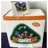Dept. 56 "Halloween Festival" and "Bobbing for Apples"