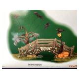 Trio of Dept. 56 Halloween: "Creepy Creek Bridge", “Haunted Outhouse" and "Gothic Gate"