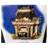 Dept. 56 Halloween: "Grimsly’s  Garage" and "Grimsly’s Tool Shed"