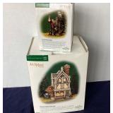 Dept. 56 Halloween: "Mordecai Mold Undertaker" and "Jack-o-Lantern"