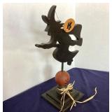 Wooden Witch Weathervane
