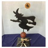 Wooden Witch Weathervane