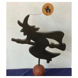 Wooden Witch Weathervane