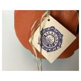 Seasons Gone By: Lighted Paper Mache Jack-o-Lantern Candy Bucket  #2