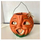Seasons Gone By: Lighted Paper Mache Jack-o-Lantern