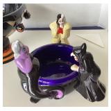 Pair of Ceramic Halloween Candy Bowls