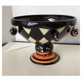 Pair of Ceramic Halloween Candy Bowls