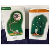 Dept. 56 Halloween: "Witch By The Light of The Moon" and "Hanging Around"