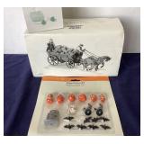 Dept. 56 Halloween: "Harvest Pumpkin Wagon", “Halloween Yard Accessories" and "Jack-o-Lanterns"