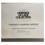 Dept. 56 Halloween: "Harvest Pumpkin Wagon", “Halloween Yard Accessories" and "Jack-o-Lanterns"