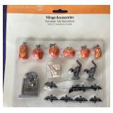 Dept. 56 Halloween: "Harvest Pumpkin Wagon", “Halloween Yard Accessories" and "Jack-o-Lanterns"