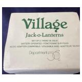 Dept. 56 Halloween: "Harvest Pumpkin Wagon", “Halloween Yard Accessories" and "Jack-o-Lanterns"