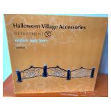 Dept. 56 Halloween: "Gravely Landscape Set" and "Wicked Web Fence"