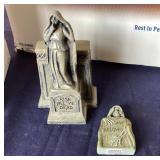 Dept. 56 Halloween: "Rest in Peace Tombstones", "How About our Lay Away Plan" and "A Grave Undertaker"