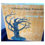 Dept. 56 Halloween: "Gloomy Night Tree" and "Halloween Accessories (22 pcs)"