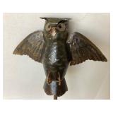 Bethany Lowe Halloween: Tin Owl Parade Stick