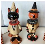 Allyson Nagel Halloween Bobbleheads and Ceramic Halloween Dresser Boxes