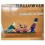 Dept. 56 Halloween: "The Pumpkin House" and "Bringing Home The Winner"
