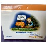 Dept.56 Halloween: "Black Cat Diner" and "Black Kittens For Sale"