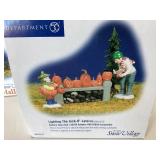 Dept. 56 Halloween: "Pick Your Own Pumpkins", "Lighting The Jack-o-Lanterns" and "Lit Pumpkin Luminaries"