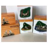 Dept. 56 Halloween: "Scary Skeleton Stories", "Skeleton Crew", "Is This Seat Taken", "Resting My Bones" and "Lazy Bones"