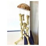 Hanging Skull and Bones Halloween Mobile