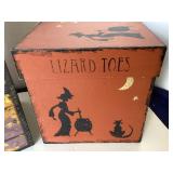 Pair of Halloween Boxes and Lantern