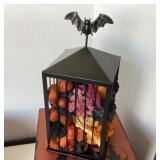 Pair of Halloween Boxes and Lantern