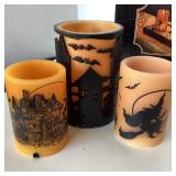 Group of 6 Halloween LED Candles