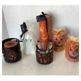 Group of 6 Halloween Votive Candles