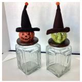Pair of Halloween Counter Jars