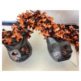 Two Strings of Lighted Halloween Garland
