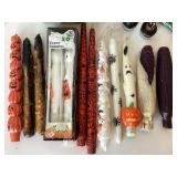 Large Group of Halloween Candles