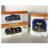 Dept. 56 Halloween: "Lighting Up Halloween", Halloween Kids" and "Caramel Apple Stand"