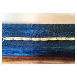 Vintage Sanel Sterling and Hardstone Bracelet