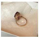 14K Gold and Amethyst Ring
