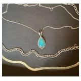 Trio of Sterling Silver Necklaces
