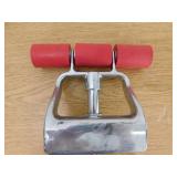 ROBERTS 7.5 in. W x 1.5 in. D Power-Lok Extendible Sheet Vinyl VCT and Linoleum Flooring Roller with Adjustable Handle ROBERTS 7.5 in. W x 1.5 in. D Power-Lok Extendible Sheet Vinyl VCT and Linoleum Flooring Roller with Adjustable Handle