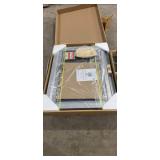 Pleasant Hearth Clairmont Large Skyline Nickel Glass Fireplace Doors Pleasant Hearth Clairmont Large Skyline Nickel Glass Fireplace Doors