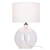 Hampton Bay Windmere 21.5 in Clear Glass Table Lamp Hampton Bay Windmere 21.5 in Clear Glass Table Lamp